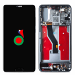 ECRAN HUAWEI P20 PRO +HOME FLEX AVEC CHASSIS (INCELL) NOIR