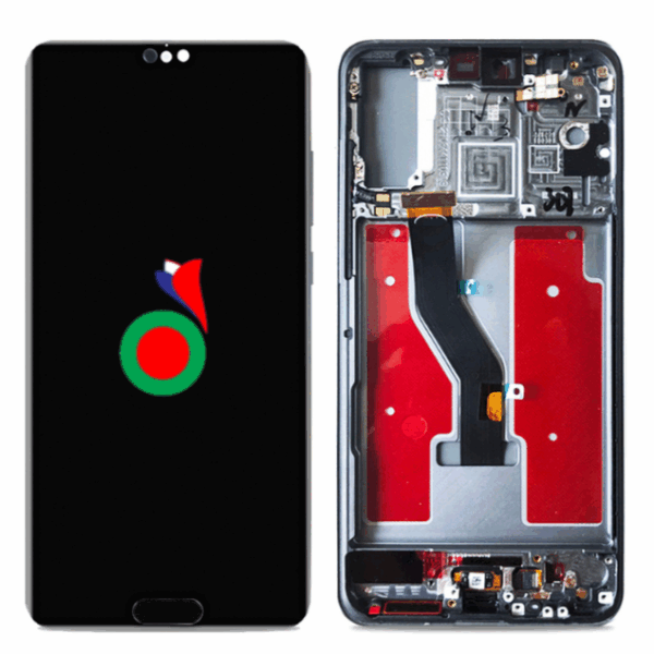 ECRAN HUAWEI P20 PRO +HOME FLEX AVEC CHASSIS (INCELL) NOIR