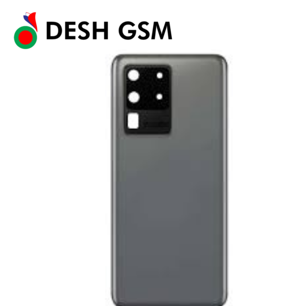 122_2 VITRE ARRIERE SAMSUNG S20 ULTRA AVEC CAMERA LENTILLE - Image 1