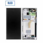 ECRAN SAMSUNG S22 ULTRA S908F AVEC CHASSIS (SOFT OLED) NOIR - Image 2