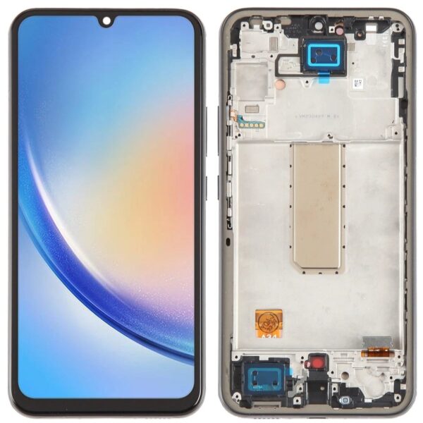 Ecran Complet LCD M34 5G (M346B) avec Chassis (BIG) - OLED | SAMSUNG