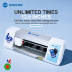 SUNSHINE Y25 Ultra – Machine de Découpe de Film Intelligente Cloud | WiFi + Bluetooth | Supporte 80+ Langues | Découpe Écran jusqu’à 12.9 - Image 2