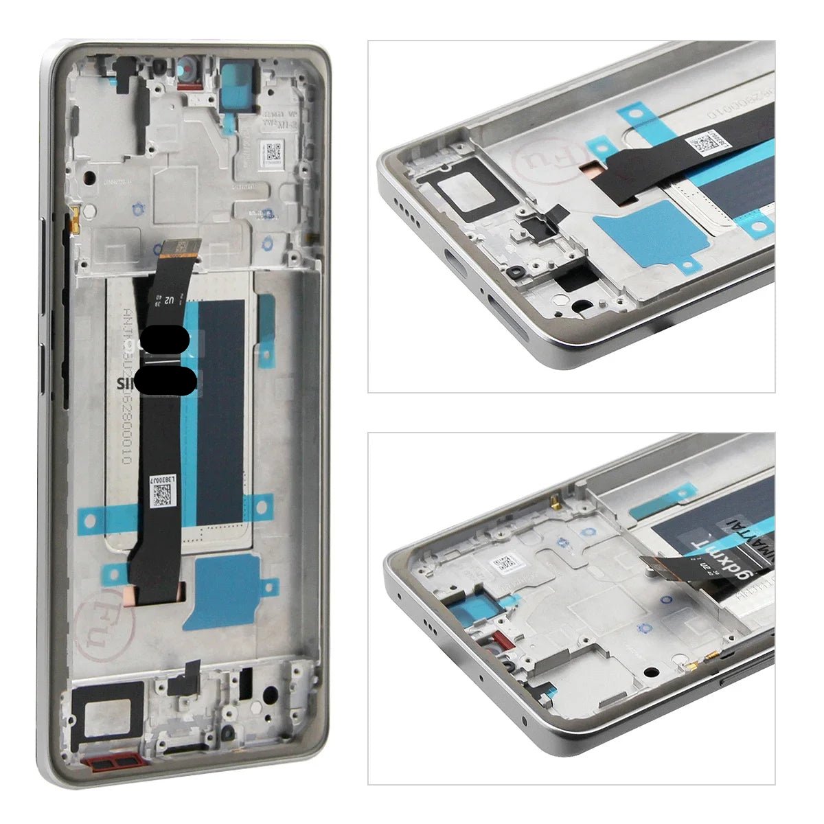 5 Ecran Complet LCD Poco X6 5G | Note 13 Pro 5G avec Chassis NOIR - ORIGINAL | XIAOMI - Image 1