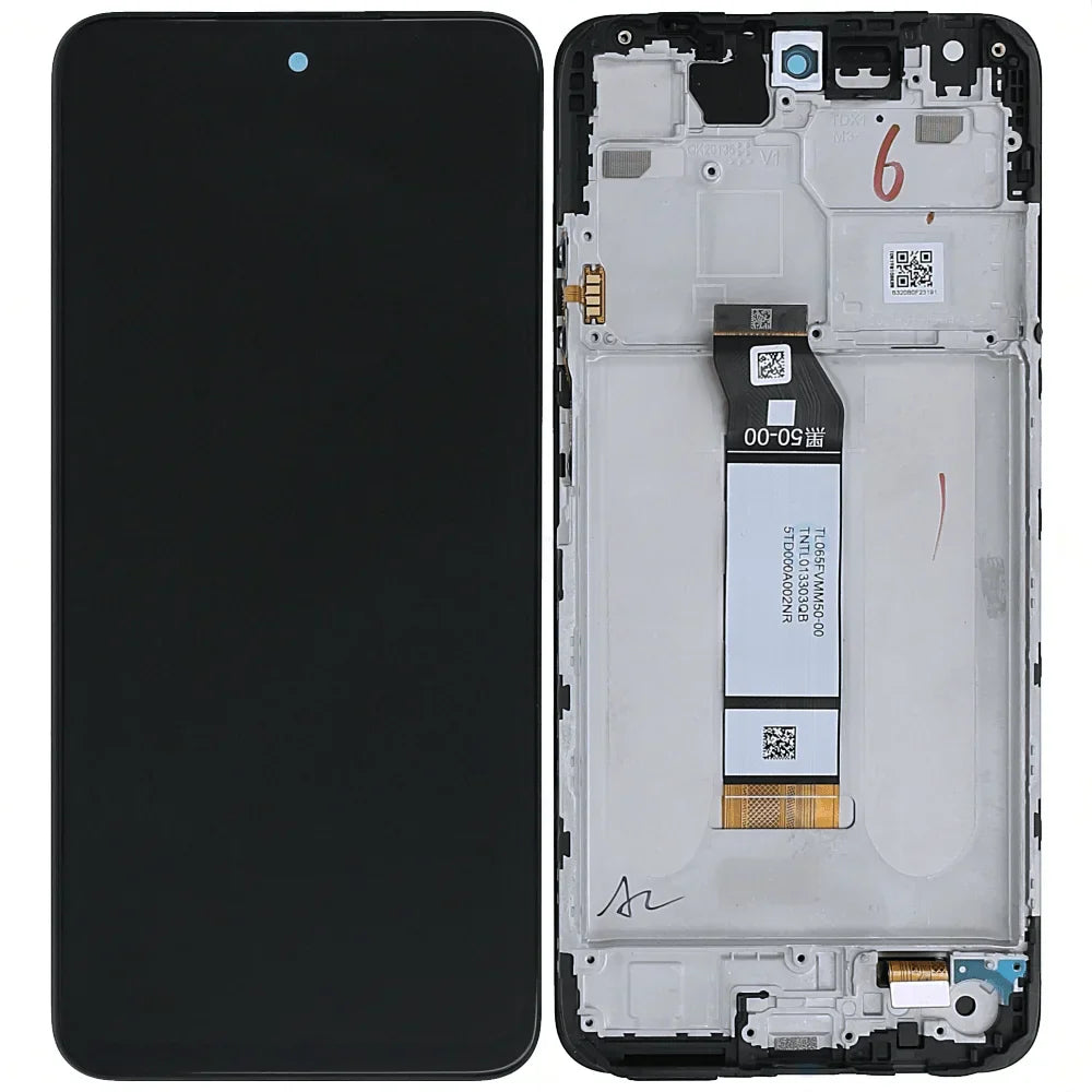 560002K19P00_BUUvhcvV ECRAN LCD Xiaomi REDmi 9T/ POCO M3 AVEC CHASSIS (NOIR) ORIGINAL - Image 1