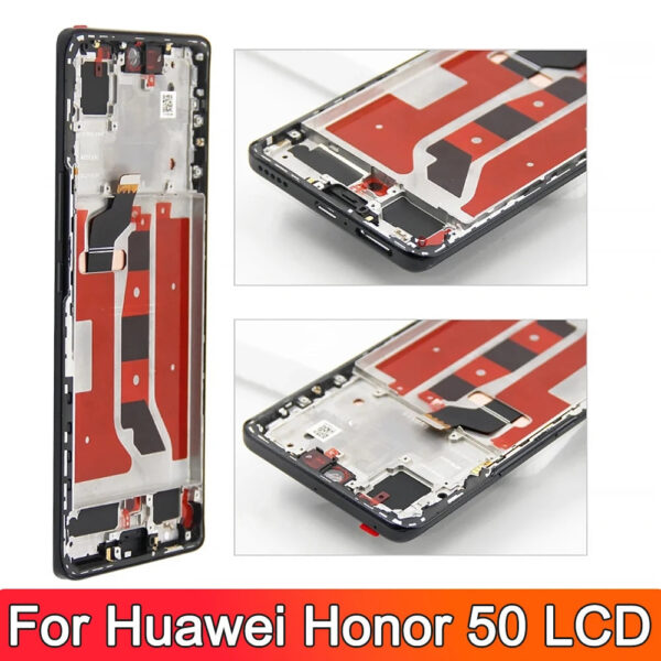 ECRAN LCD HUAWEI HONOR 50 ECRAN AVEC CHASSIS ORIGINAL (NOIR)