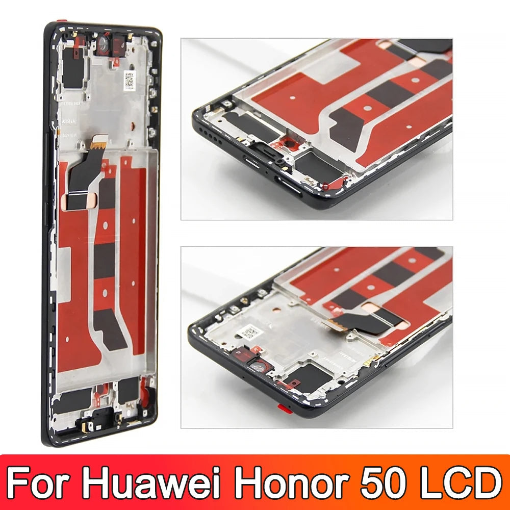 6 ECRAN LCD HUAWEI HONOR 50 ECRAN AVEC CHASSIS ORIGINAL (NOIR) - Image 1
