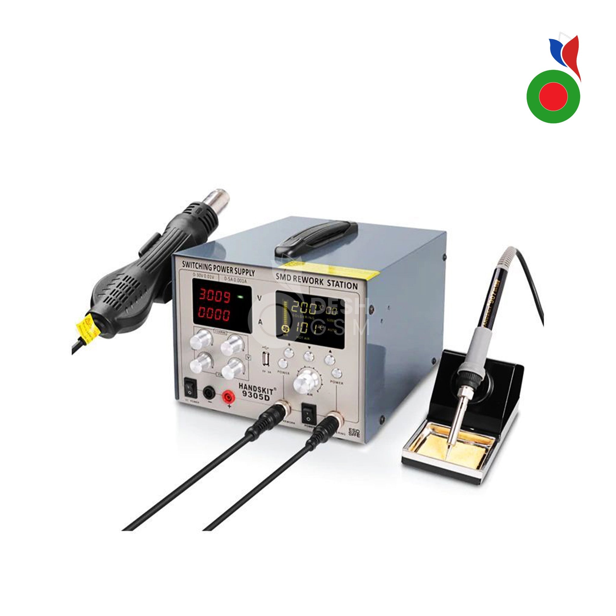 9305DAIDA Rework, Hot Air Soldering Station (9305D) | AIDA - Image 1
