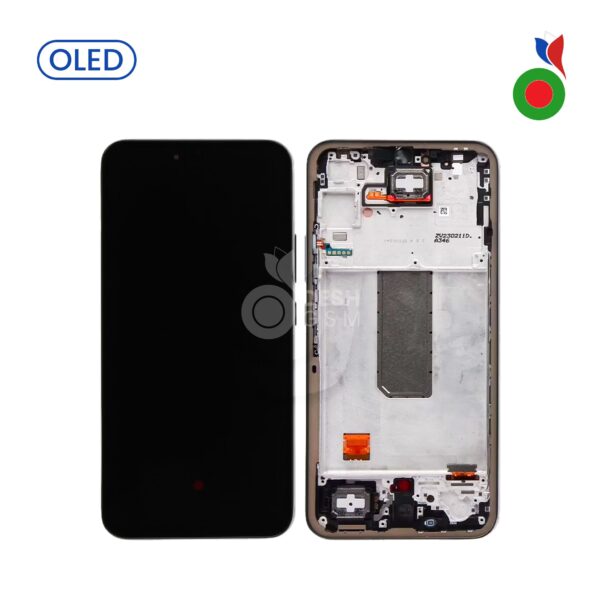 Ecran Complet LCD A34 5G A346B avec Chassis (NOIR) - OLED | SAMSUNG