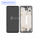 ECRAN SAMSUNG A55 5G A556B SERVICE PACK AVEC CHASSIS | NOIR