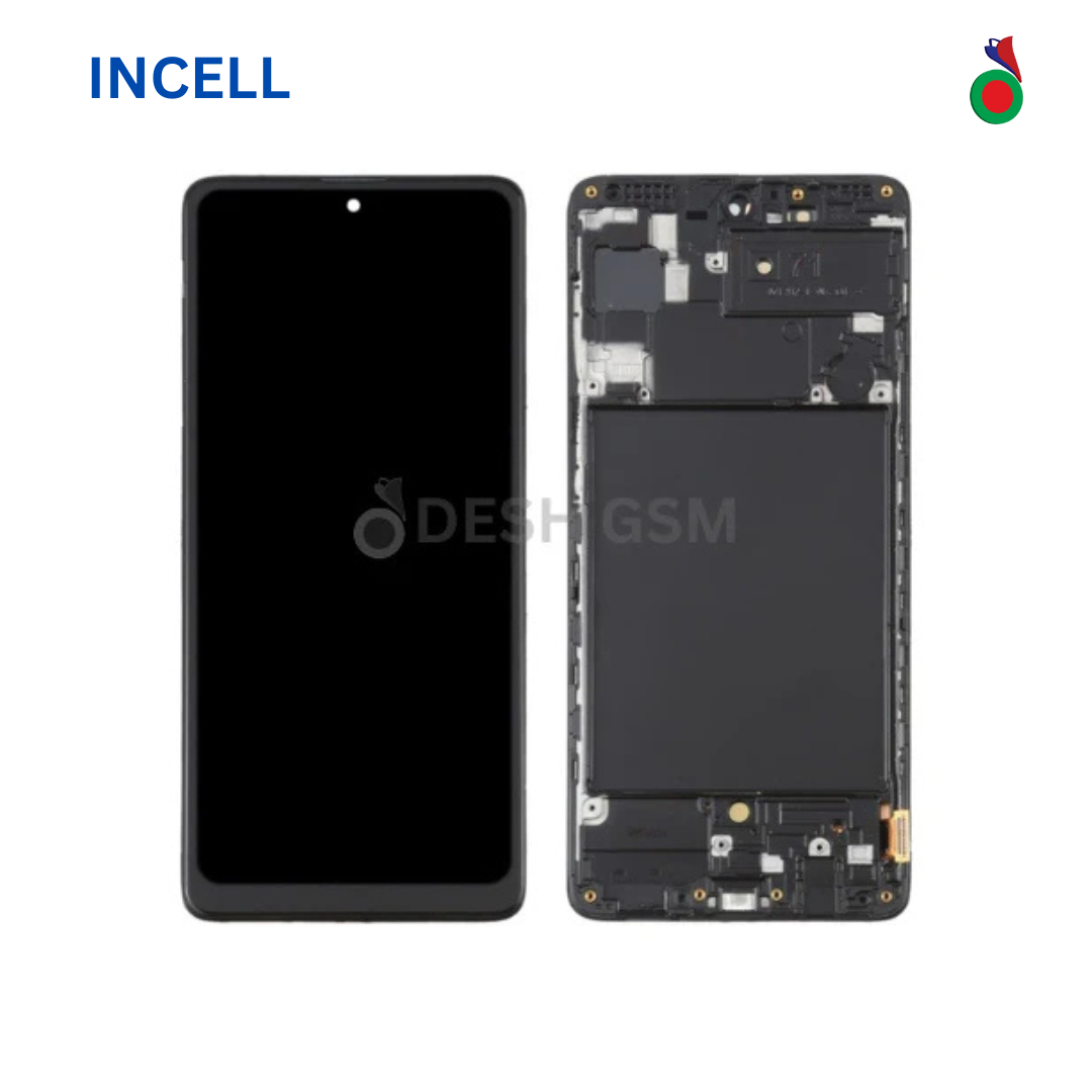BlackModernHandwrittenMotivationQuoteSocialMedia ECRAN LCD SAMSUNG A71 4G A715F AVEC CHASSIS (INCELL) - Image 1