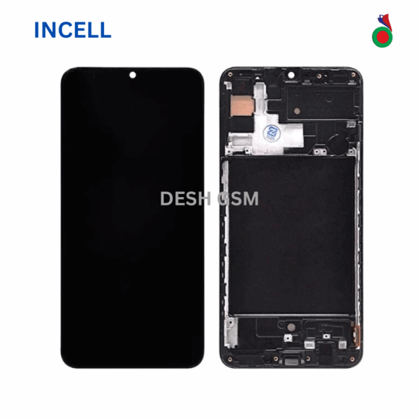Ecran COMPLET A70 A705F AVEC CHASSIS BIG (INCELL) | SAMSUNG