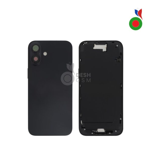 Chassis iPhone 16 Plus (OEM) - NOIR | Sans Logo