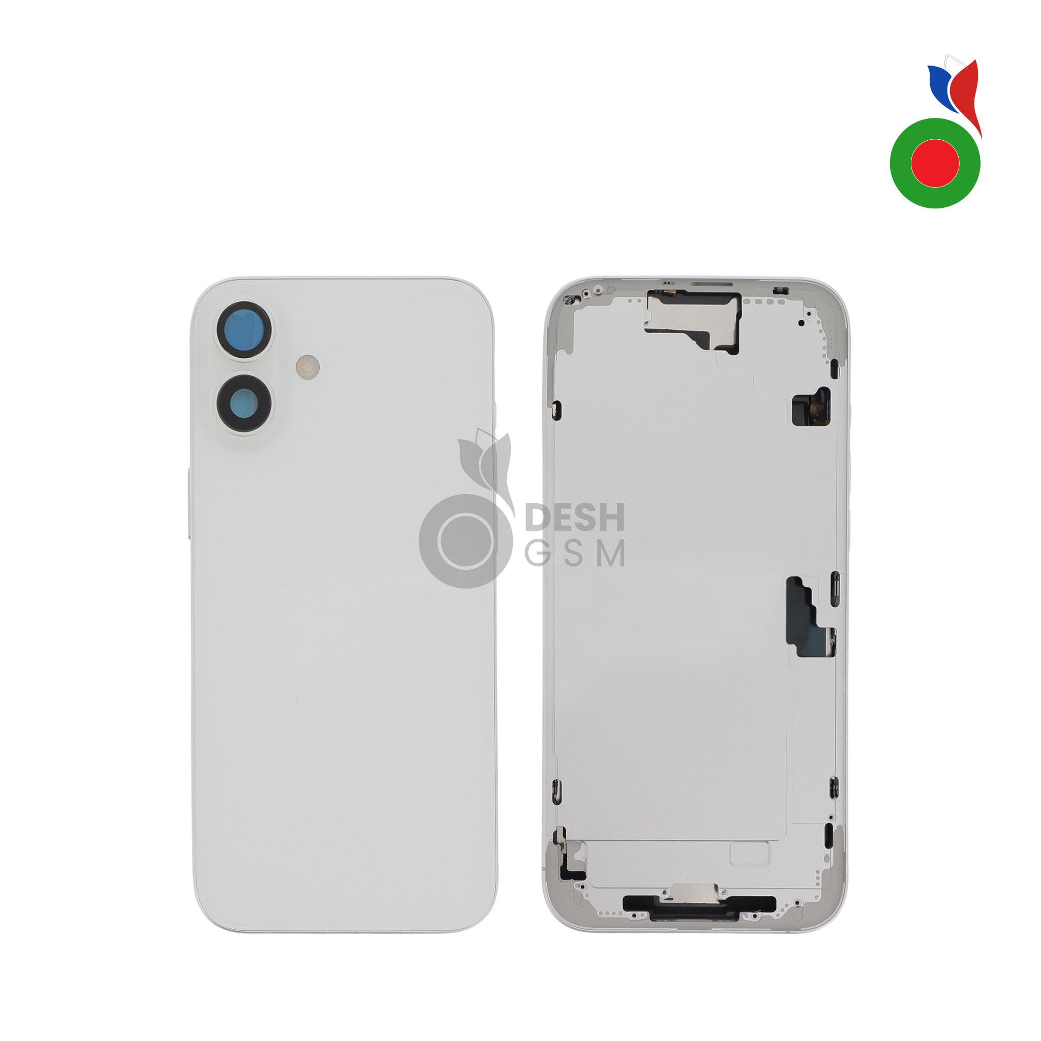 Chassis16PlW_ce3b6e13-fbbe-4a6e-88c6-aa7f1f7e5332 Chassis iPhone 16 Plus (OEM) - BLANC | Sans Logo - Image 1