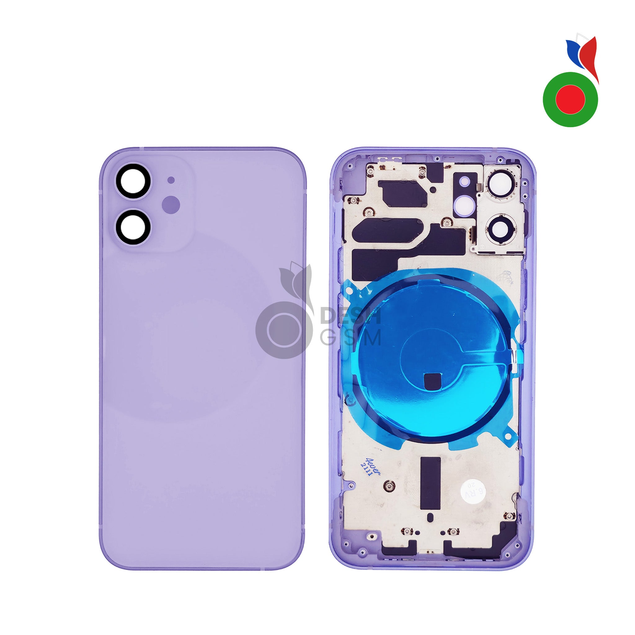 Chassis_12_Mini_-_VL Chassis iPhone 12 Mini (OEM) - VIOLET | Sans Logo - Image 1