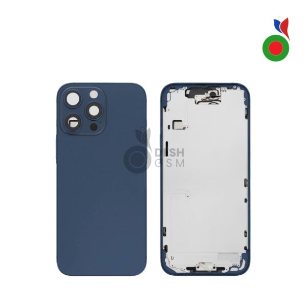 Chassis Complet avec Pièces iPhone 16 Pro (OEM) - TITANE BLEU | Sans Logo