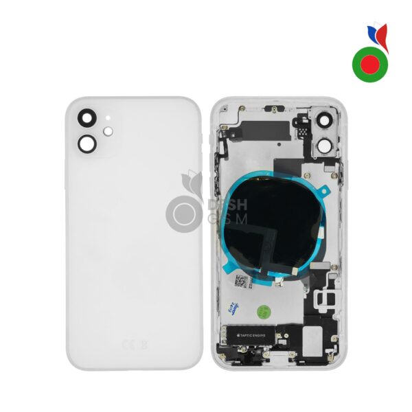 Chassis Complet avec Pièces iPhone 11 (OEM) - BLANC | Sans Logo