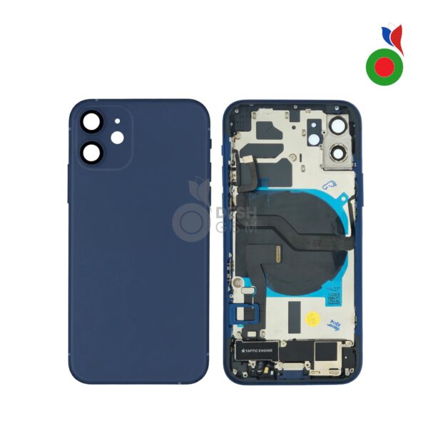 Chassis Complet avec Pièces iPhone 12 (OEM) - BLEU | Sans Logo
