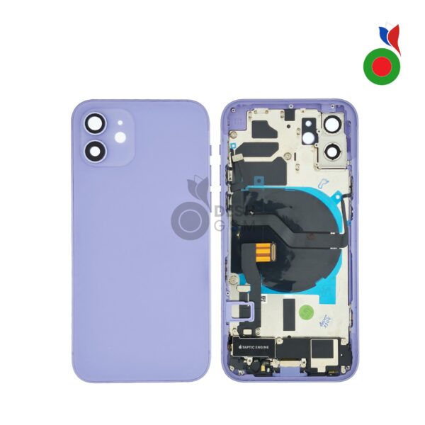 Chassis Complet avec Pièces iPhone 12 Mini (OEM) - VIOLET | Sans Logo
