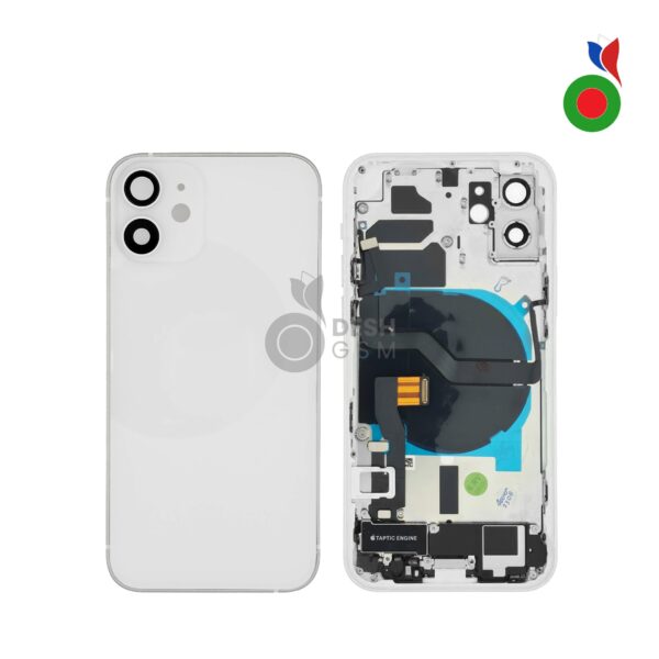 Chassis Complet avec Pièces iPhone 12 (OEM) - BLANC | Sans Logo