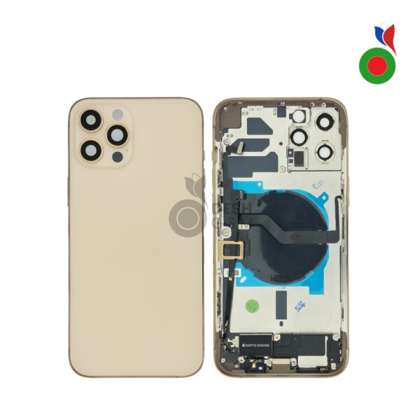 Chassis Complet avec Pièces iPhone 12 Pro (OEM) - OR | Sans Logo