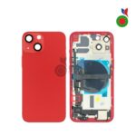Chassis Complet avec Pièces iPhone 13 Mini (OEM) - ROUGE | Sans Logo