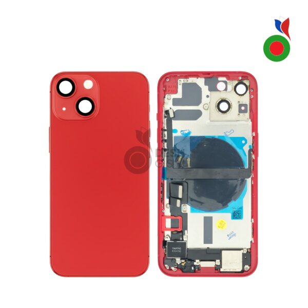 Chassis Complet avec Pièces iPhone 13 (OEM) - ROUGE | Sans Logo