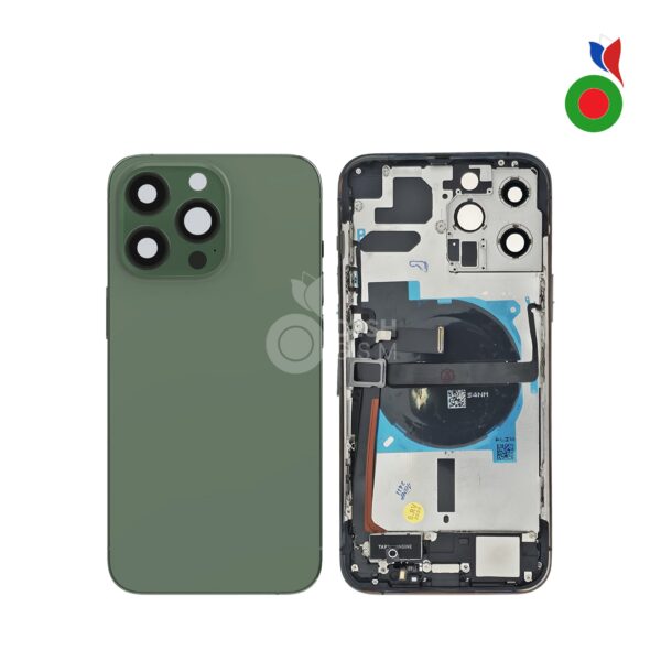 Chassis Complet avec Pièces iPhone 13 Pro Max (OEM) - VERT ALPIN | Sans Logo