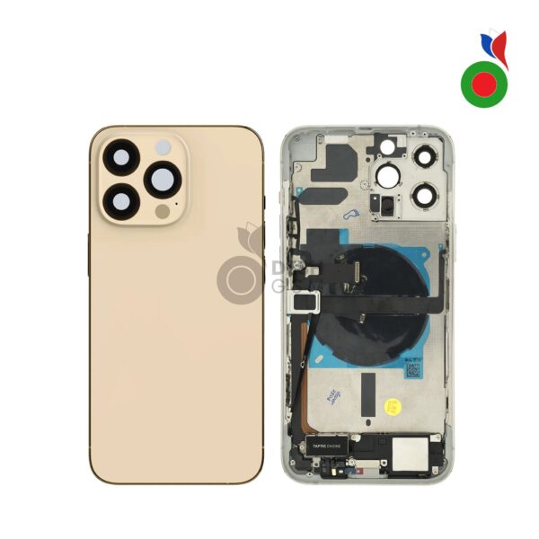 Chassis Complet avec Pièces iPhone 13 Pro (OEM) - OR | Sans Logo