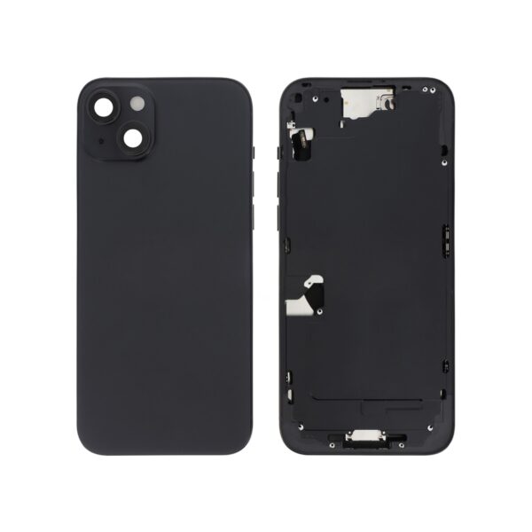Chassis Complet avec Pièces iPhone 15 (OEM) - NOIR | Sans Logo