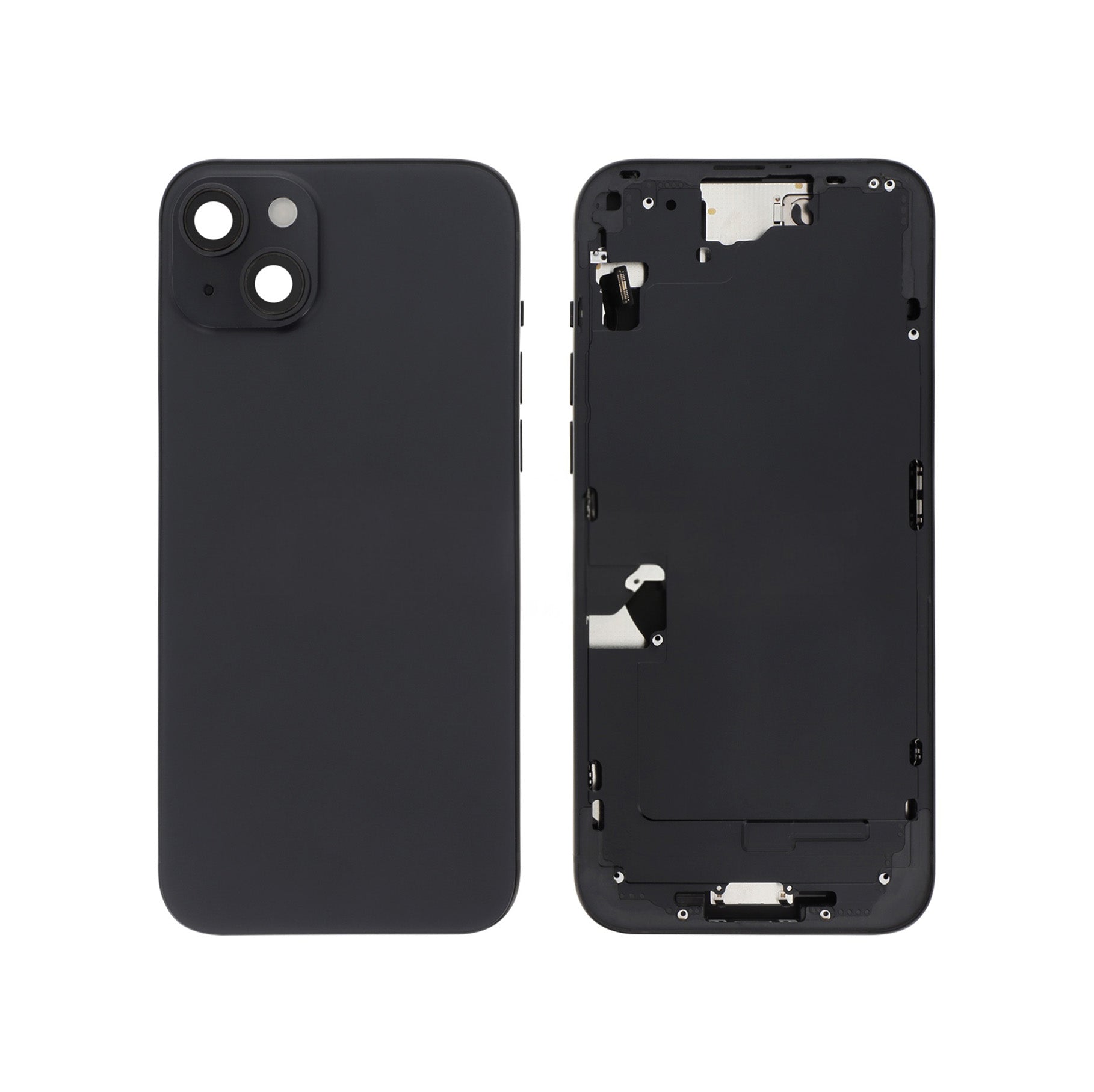 Chassis_IP_15_PL_-_BK_c7722bb8-616c-40d7-bc59-a7a1d0d7f457 Chassis Complet avec Pièces iPhone 15 (OEM) - NOIR | Sans Logo - Image 1