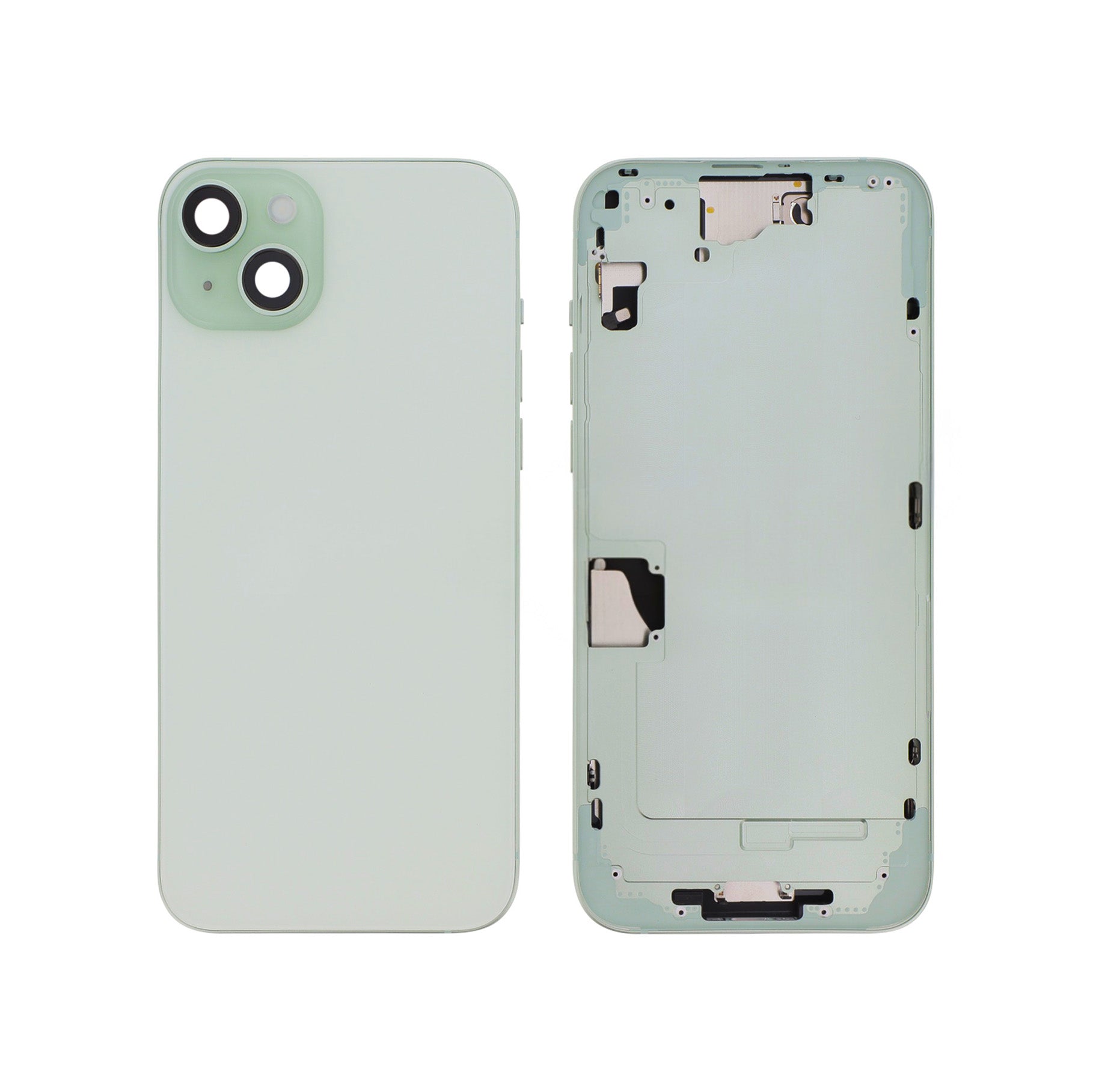 Chassis_IP_15_PL_-_GN_2bbacb0c-ab7b-4235-808b-6dd040faefab Chassis Complet avec Pièces iPhone 15 (OEM) - VERT | Sans Logo - Image 1