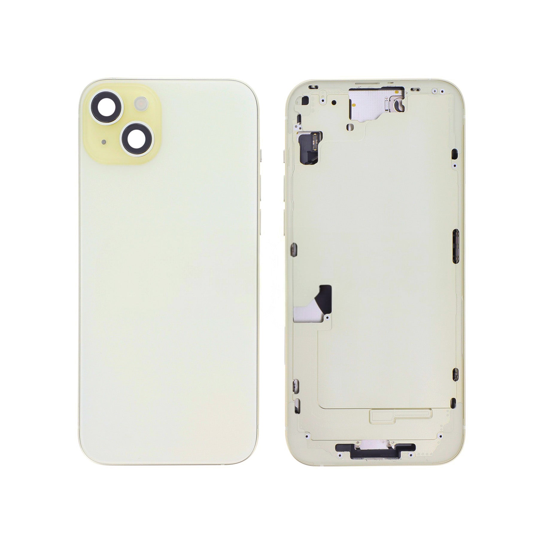 Chassis_IP_15_PL_-_YL_7dc57b19-87e7-4937-9714-28703aa5d0ee Chassis Complet avec Pièces iPhone 15 (OEM) - JAUNE | Sans Logo - Image 1