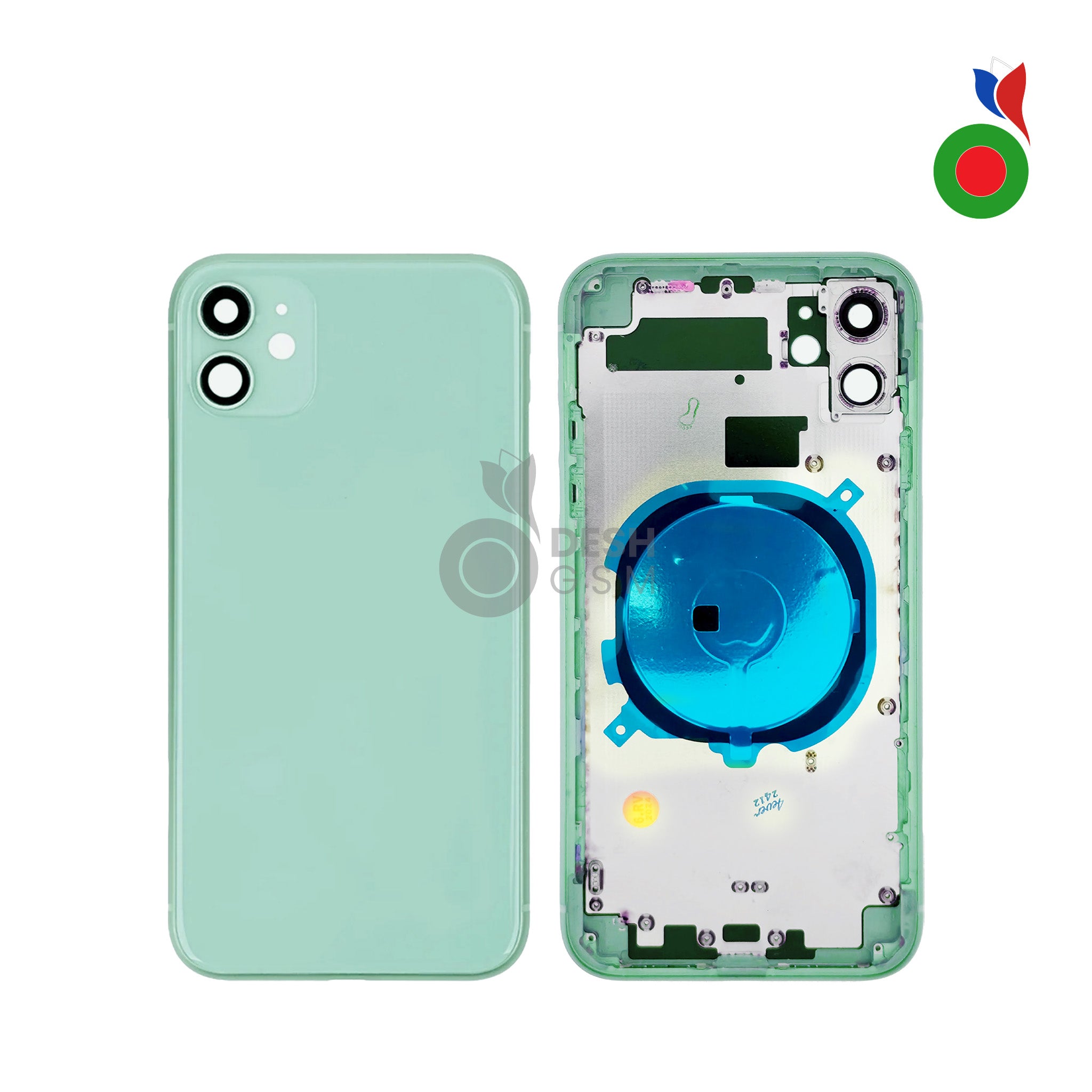 Chassis_iPhone_11_-_GN Chassis iPhone 11 (OEM) - VERT | Sans Logo - Image 1