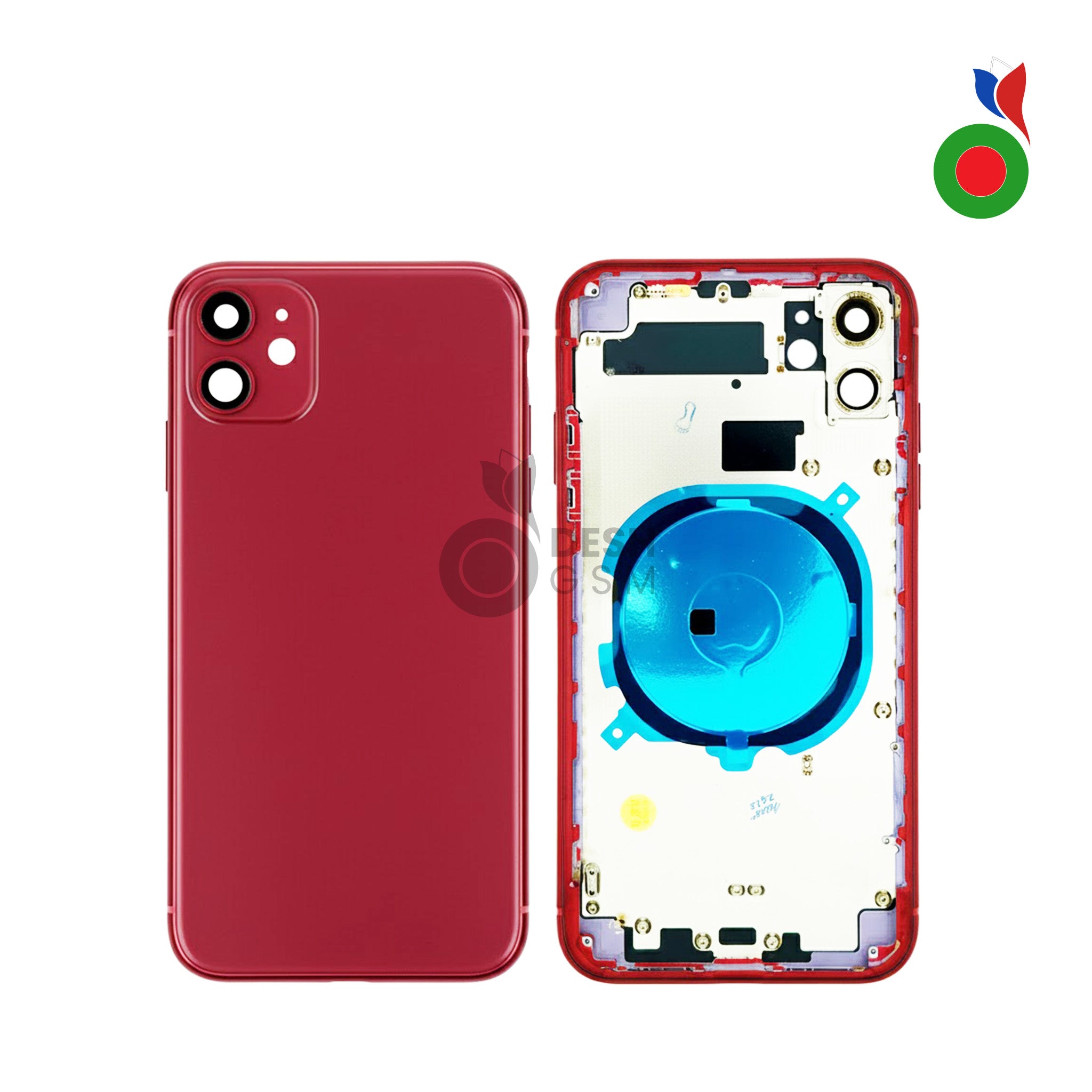 Chassis_iPhone_11_-_RD Chassis iPhone 11 (OEM) - ROUGE | Sans Logo - Image 1