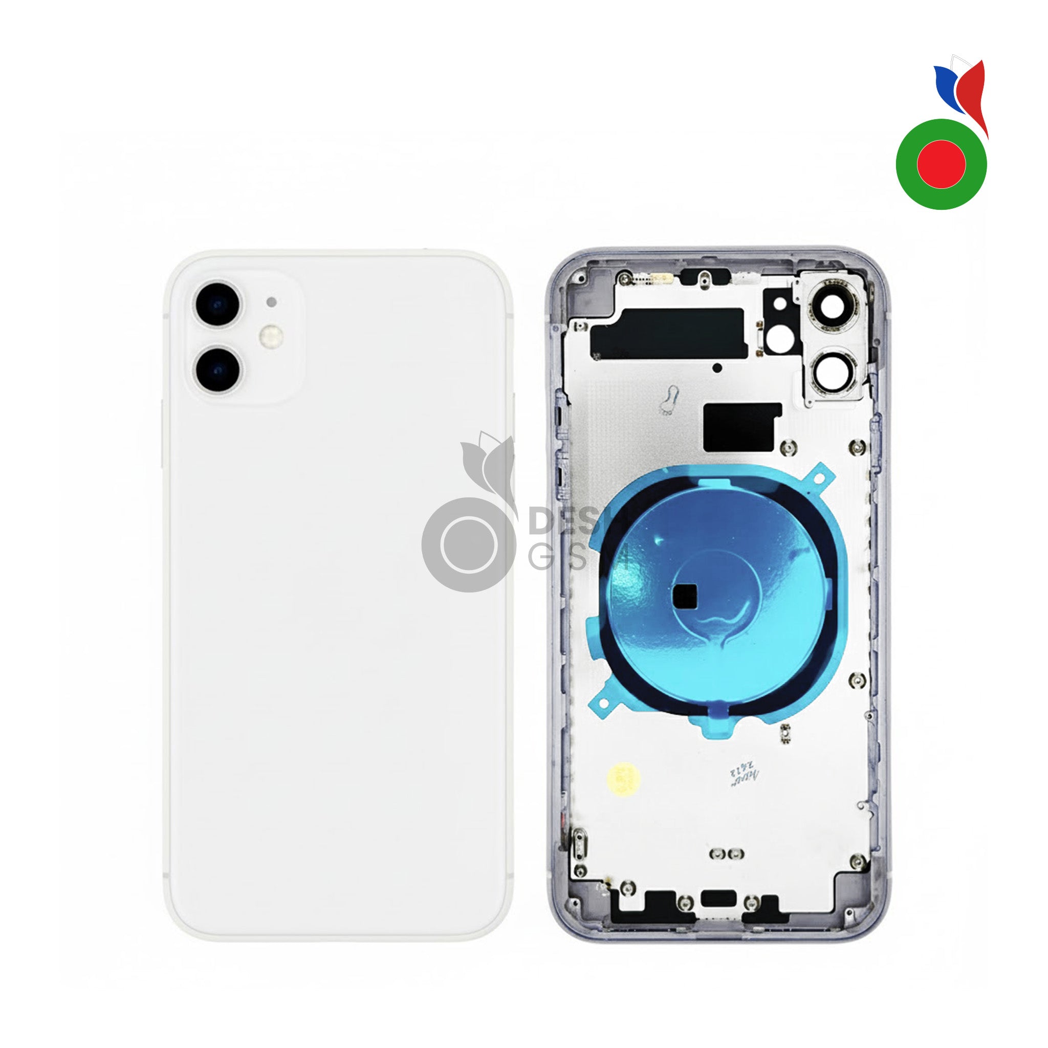 Chassis_iPhone_11_-_WH Chassis iPhone 11 (OEM) - BLANC | Sans Logo - Image 1