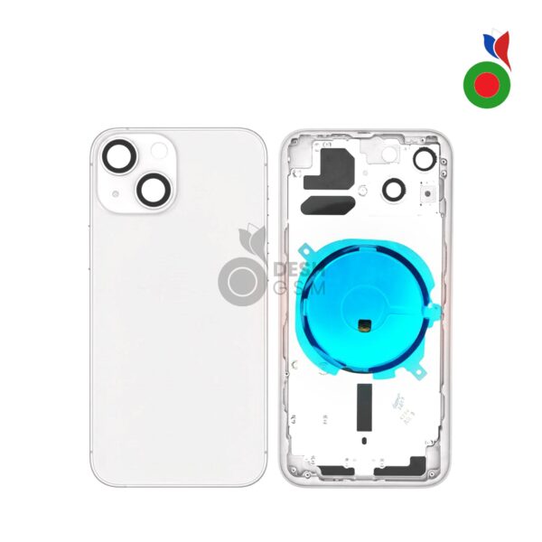 Chassis iPhone 13 (OEM) - LUMIÈRE STELLAIRE/BLANC | Sans Logo