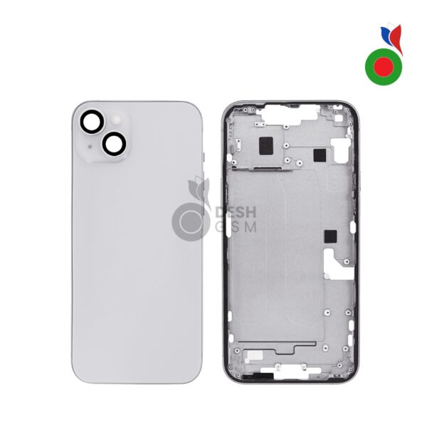 Chassis iPhone 14 Plus (OEM) - LUMIÈRE STELLAIRE/BLANC | Sans Logo
