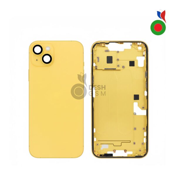Chassis iPhone 14 Plus (OEM) - JAUNE | Sans Logo
