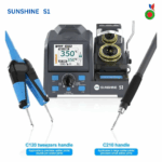 Sunshine S1 Station de fer à souder | chaleur rapide électronique SMD