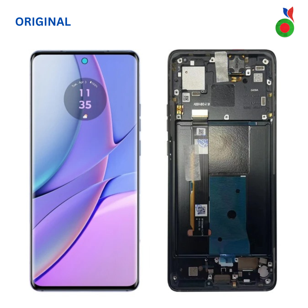 DESHGSM_17_3c25b4b0-1a97-46c1-b9bf-94bc1fc8922a Ecran Complet LCD Moto Edge 40 avec Chassis NOIR - ORIGINAL | MOTOROLA - Image 1