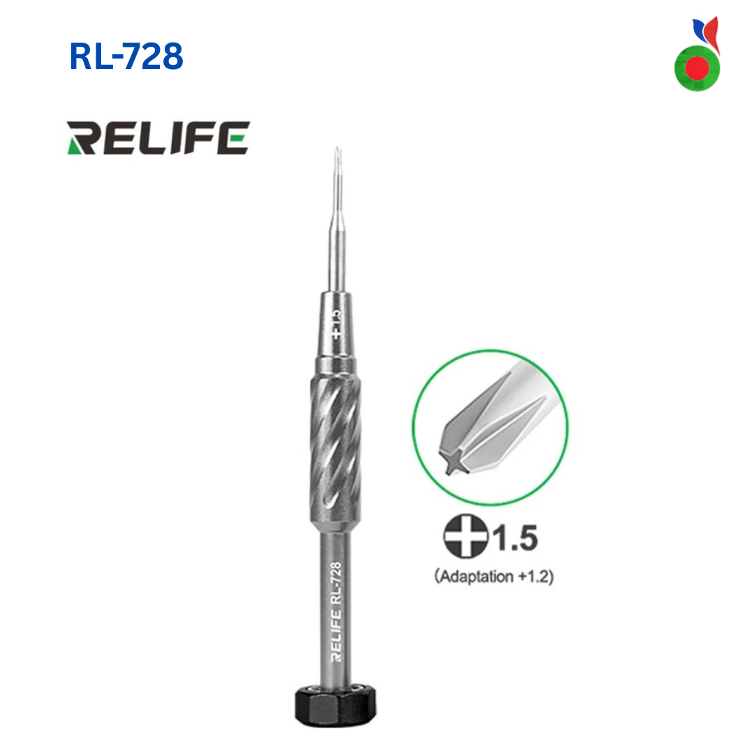 DESHGSM_22_a2ff12df-2952-4e0c-9b4d-d4e873332342 Sturdy Screwdriver - Torx T1 1.2mm | 1.5MM 2D (RL-728) | RELIFE - Image 1