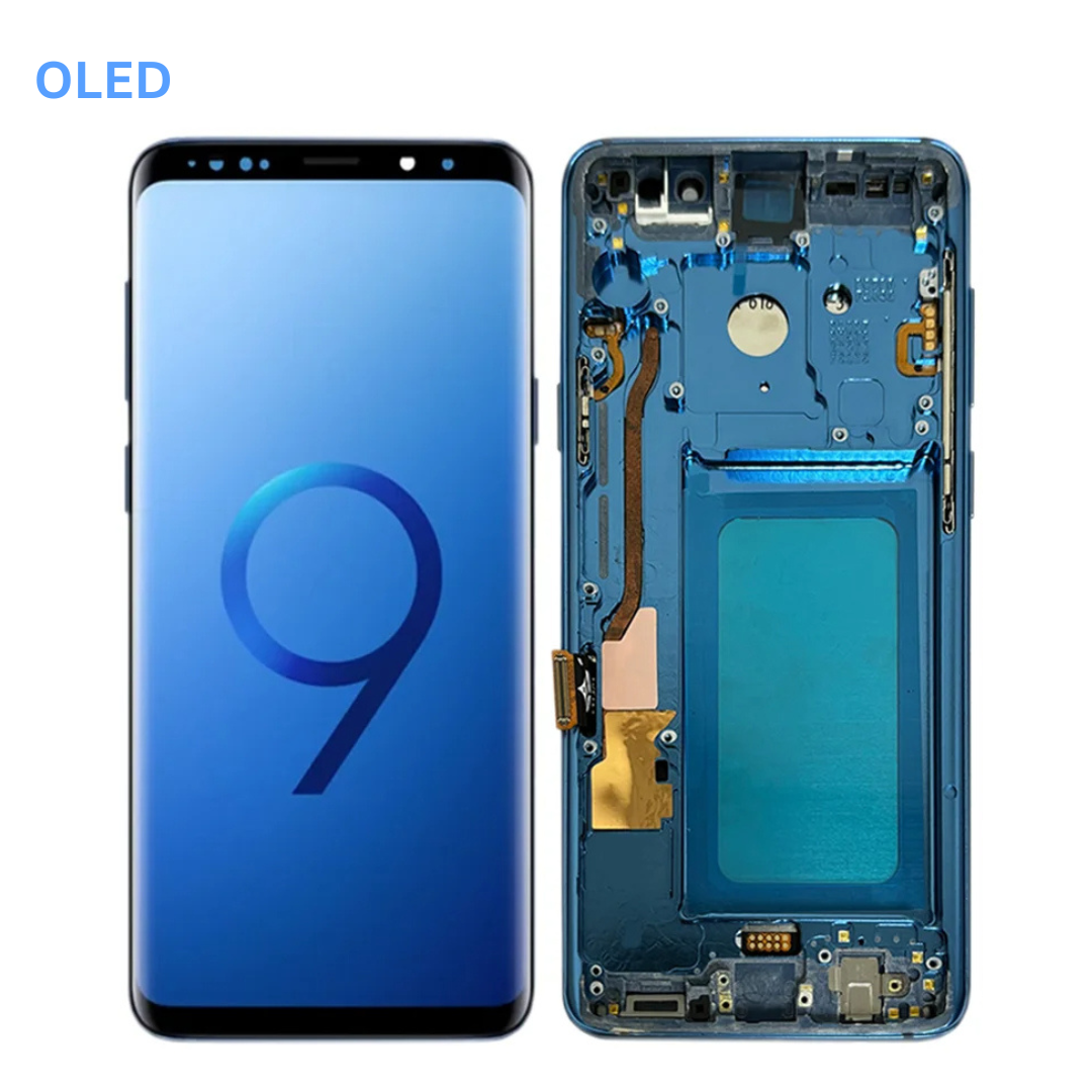 DESHGSM_28 Ecran SAMSUNG S9 PLUS G965F AVEC CHASSIS | BLUE (OLED) - Image 1
