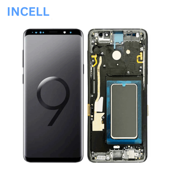 Ecran Complet LCD S9 Plus (G965F) avec Chassis (NOIR) - INCELL | SAMSUNG
