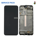 Ecran Complet LCD A56 5G (A566B) avec Chassis (GRAPHITE) - SERVICE PACK | SAMSUNG