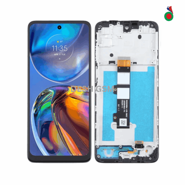 ECRAN LCD MOTOROLA MOTO E32 COMPLETE AVEC CHASSIS