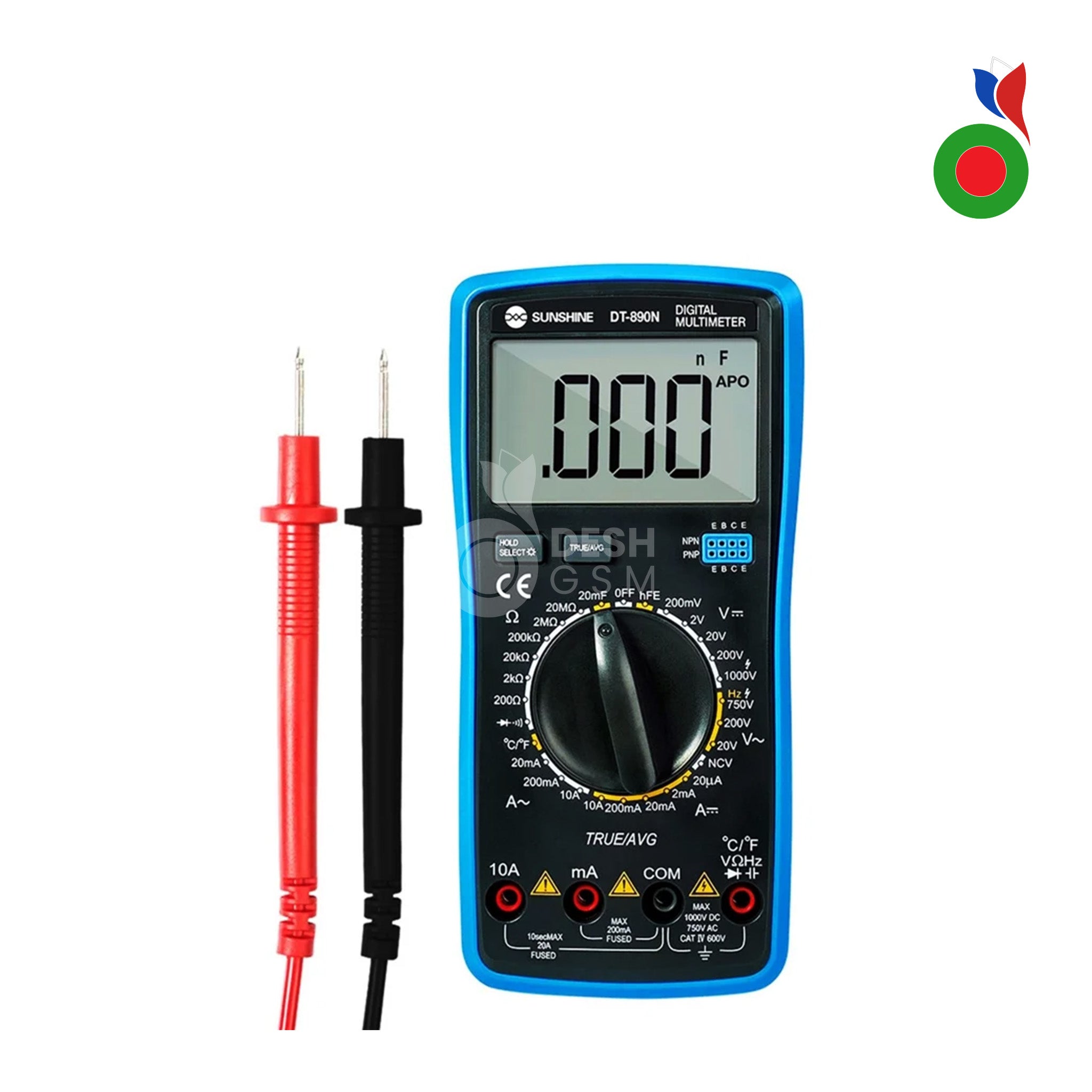 DT-890N Digital Multimeter (DT-890N) | SUNSHINE - Image 1