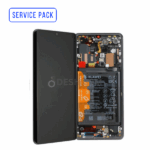 ECRAN LCD HUAWEI P30 PRO SERVICE PACK AVEC CHASSIS+BATTERIE  (SILVER/CRYSTAL)