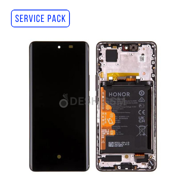 ECRAN LCD HUAWEI HONOR 50 ECRAN SERVICE PACK AVEC CHASSIS  | NOIR