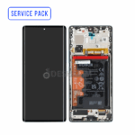 ECRAN LCD HUAWEI HONOR 70 SERVICE PACK AVEC CHASSIS + BATTERIE |BLANC