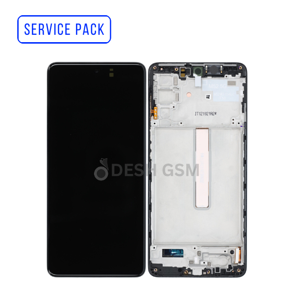 Ecran Complet LCD M53 5G avec Chassis (NOIR) - SERVICE PACK | SAMSUNG